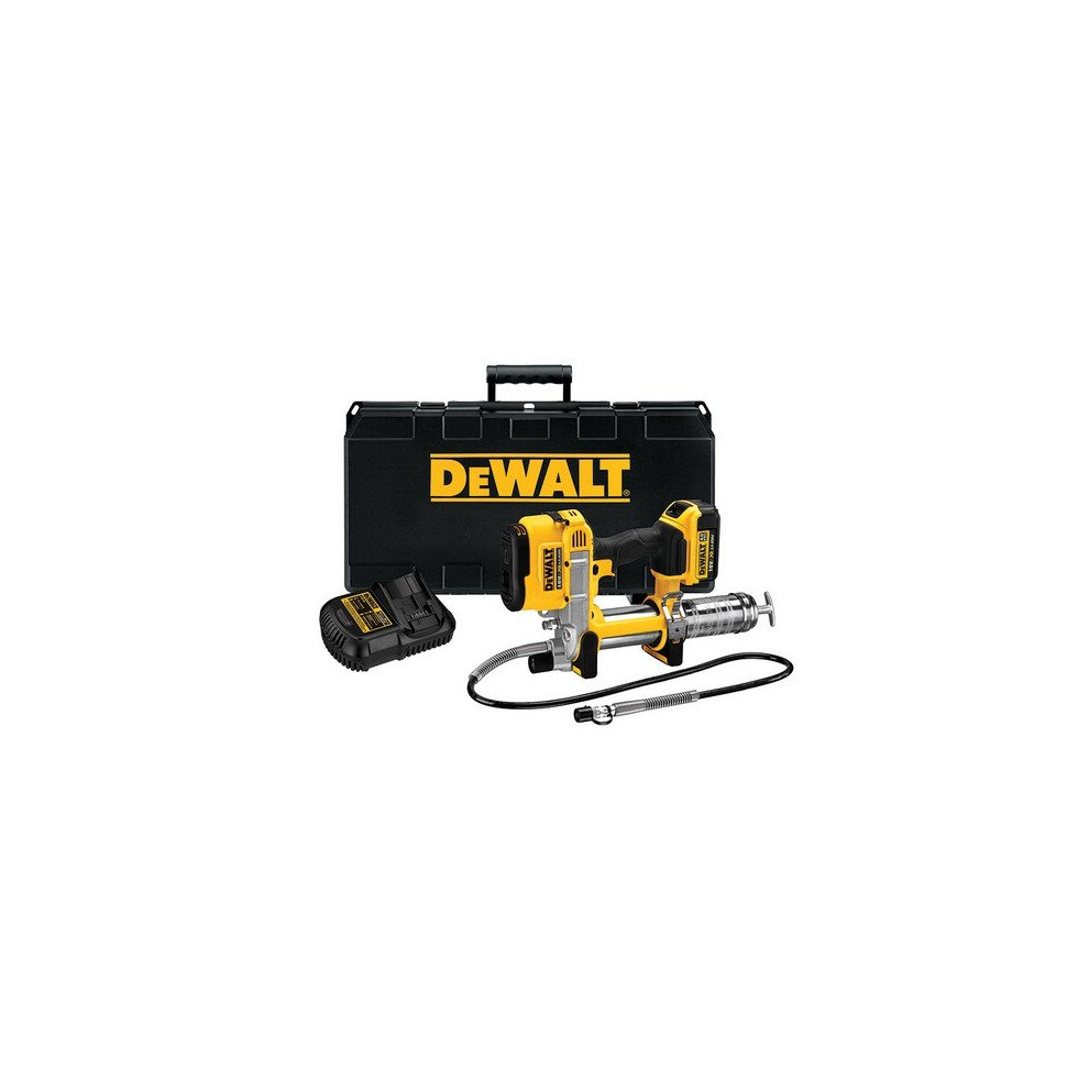 DeWalt DCGG571M1 18 Volt XR Li-ion Grease Gun 1 x 4.0Ah Battery-image-OPC-PSNZHB-NEW