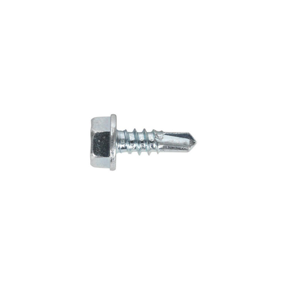 Sealey SDHX4213 Self Drilling Screw 4.2 x 13mm Hex Head Zinc DIN 7504K Pack of 100-image-OPC-PSNZSS-NEW