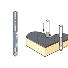 Trend 47/4X1/4TC 47/4 x 1/4 TCT Pierce & Trim Cutter 6.3 x 18mm