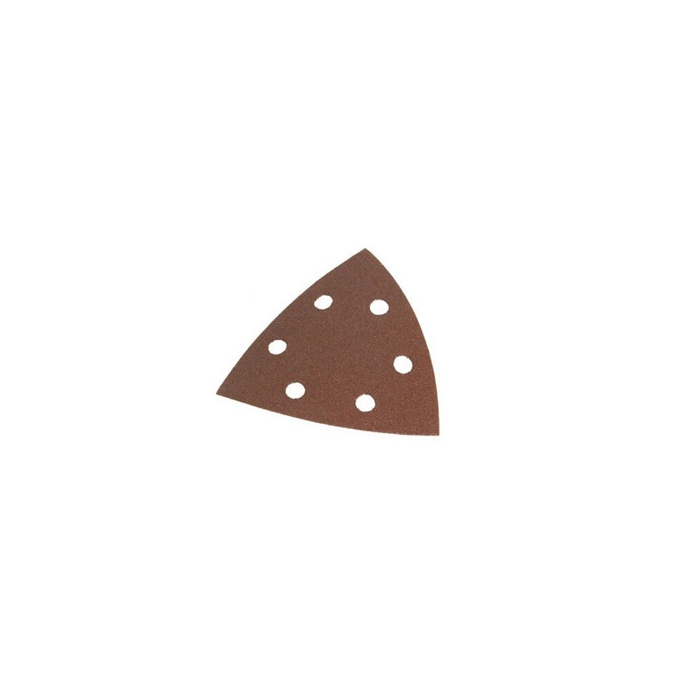 Faithfull FAIADSSMF Delta Hook & Loop Sanding Sheets TR2 93mm Medium Fine (Pack of 5)