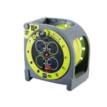 Masterplug HMU15134SL-PX PRO-XT Gehäuse Kabeltrommel 240V 15m 13A 4 Steckdosen