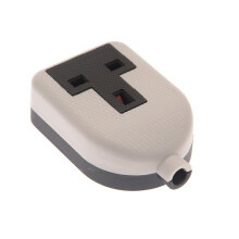 SMJRTS1GW SMJ White Rubber Trailing Extension Socket 13A 1-Gang, BS1363/A Compliant