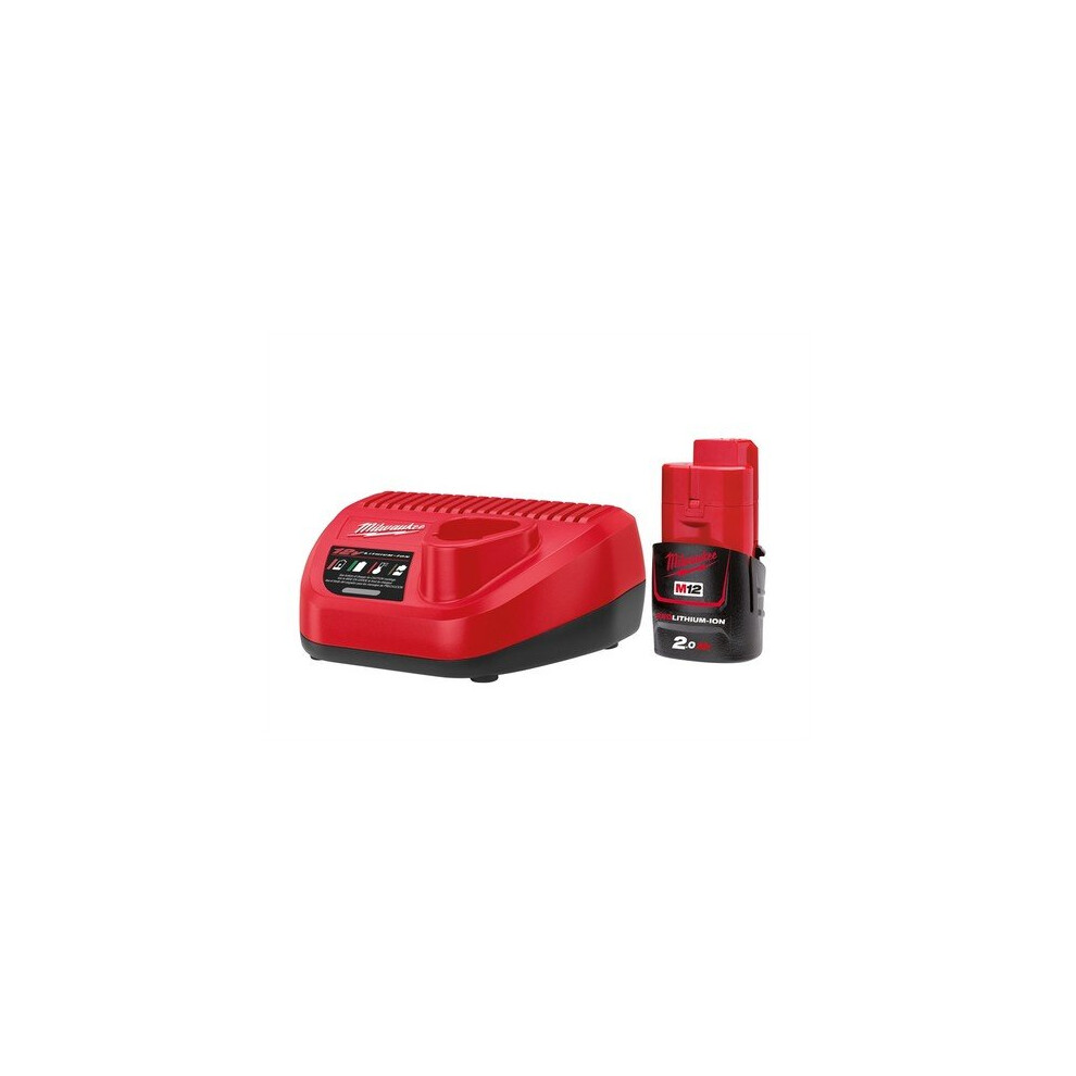 Milwaukee 4933451901 M12 NRG-201 Energy Kit 12 Volt 1 x 2.0Ah Li-Ion