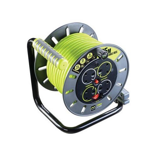 Masterplug OMU25134SL-PX PRO-XT Open Cable Reel 25m 13A 4 Socket