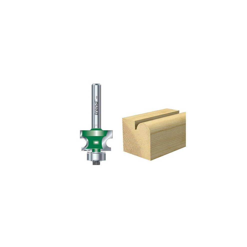 Trend C130X1/4TC C130 x 1/4 TCT Bearing Guided Corner Bead 4.8mm Radius