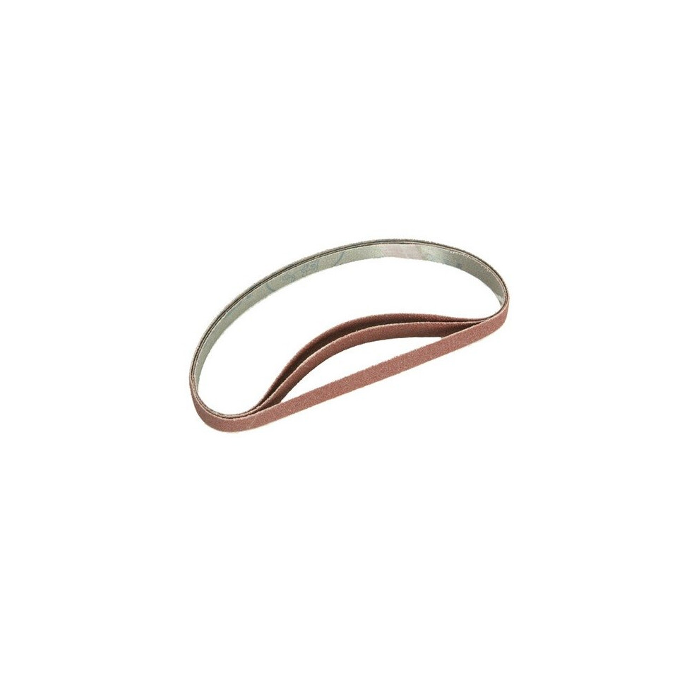 Faithfull FAIAPFBA Cloth Sanding File Belt 455mm x 13mm Assorted (Pack of 5)