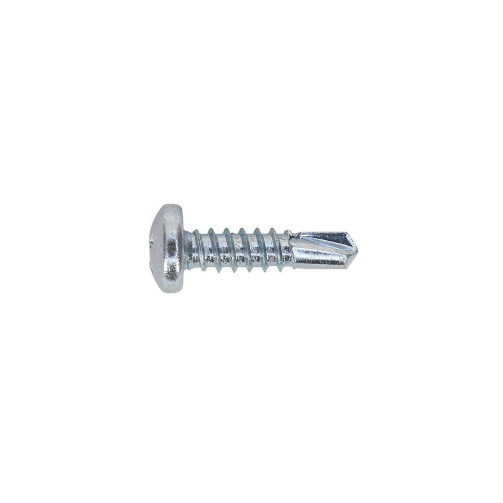 Sealey SDPH4819 Self Drilling Screw 4.8 x 19mm Pan Head Phillips Zinc D7504N Pack of 100