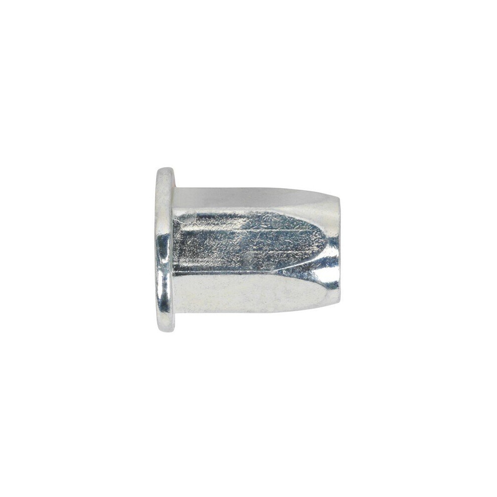 Sealey TIFHM8 Threaded Insert Full Hex Standard Flange M8 Pack of 50
