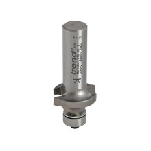 Trend 46/130X1/4TC 46/130 x 1/4 TCT Bearing Guided Ovolo & Round Over 6.3mm Radius