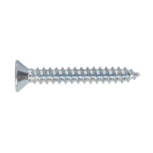 Sealey ST3525 Self Tapping Screw 3.5 x 25mm Countersunk Pozi DIN 7982 Pack of 100