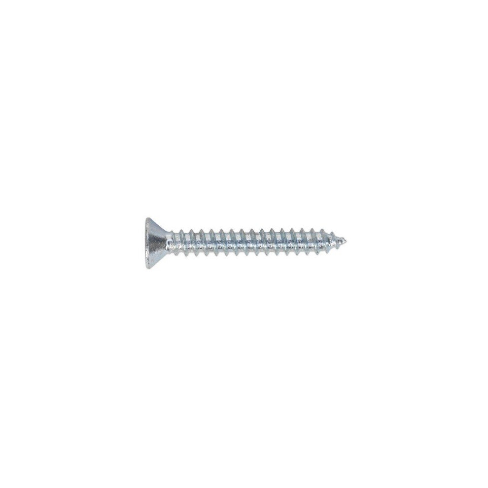 Sealey ST3525 Self Tapping Screw 3.5 x 25mm Countersunk Pozi DIN 7982 Pack of 100