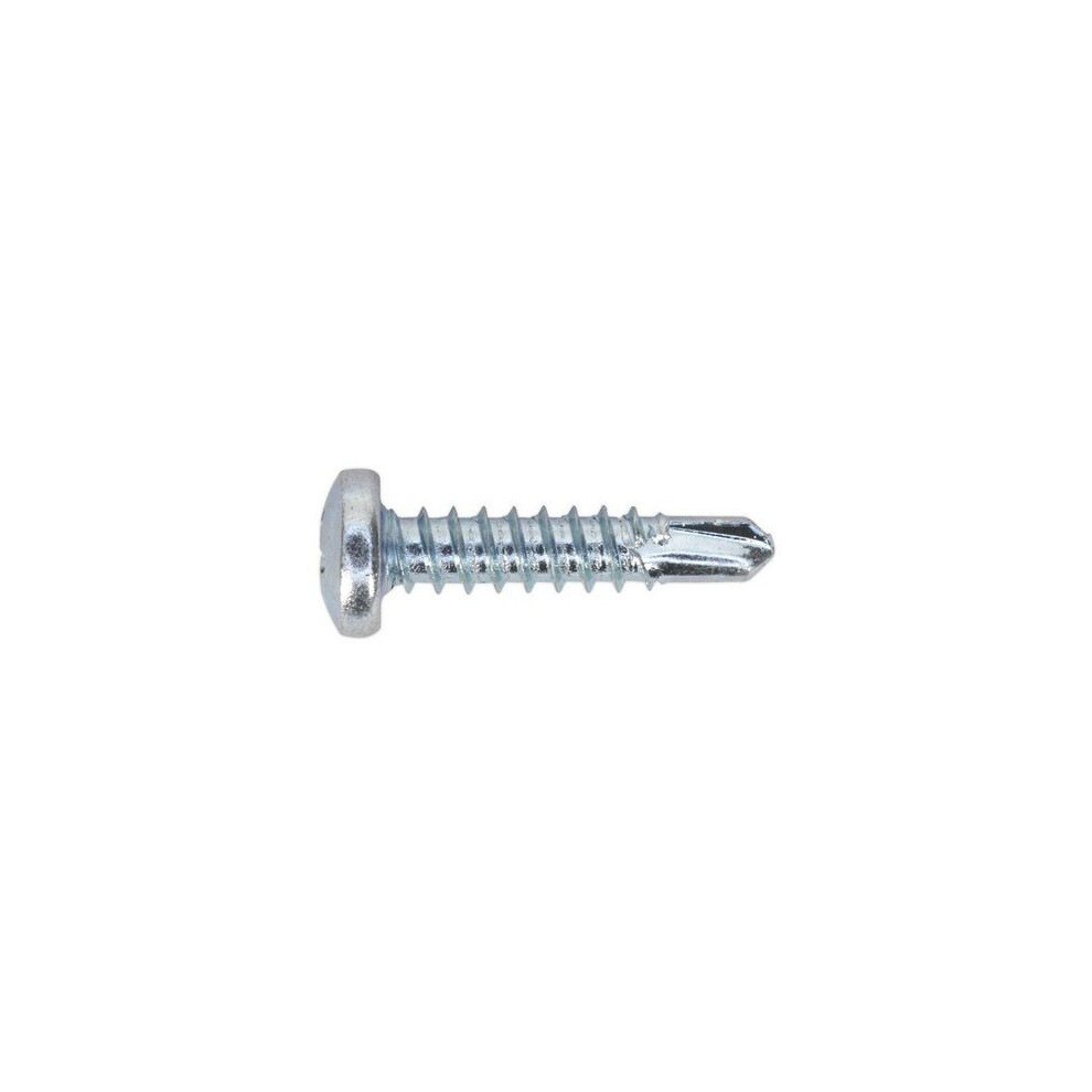 Sealey SDPH4219 Self Drilling Screw 4.2 x 19mm Pan Head Phillips Zinc D7504N Pack of 100