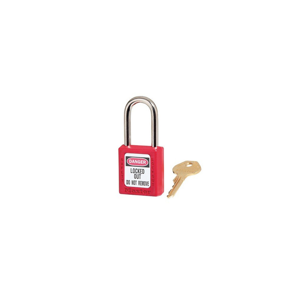 Master Lock S410RED Lockout Padlock Ã¢ÂÂ 38mm Body & 6mm Hardened Steel Shackle-image-OPC-PSP2NR-NEW