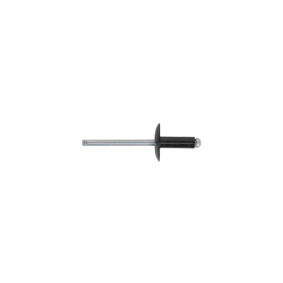 Sealey Rab3210l Aluminium Rivet Black Large Flange 3.2 X 10Mm Pack Of 200 5054511003765