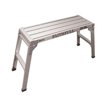 Faithfull FAISTEPUP3 Fold Away Step Up Aluminium L100 x H52 x W30cm
