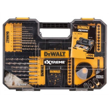 Coffret mit Schneid- und Bohrzubehör DEWALT DT70620T Extreme Drill Impact (100 Teile)