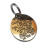 Reinforced Engraved Brass round ID tag 39mm 1