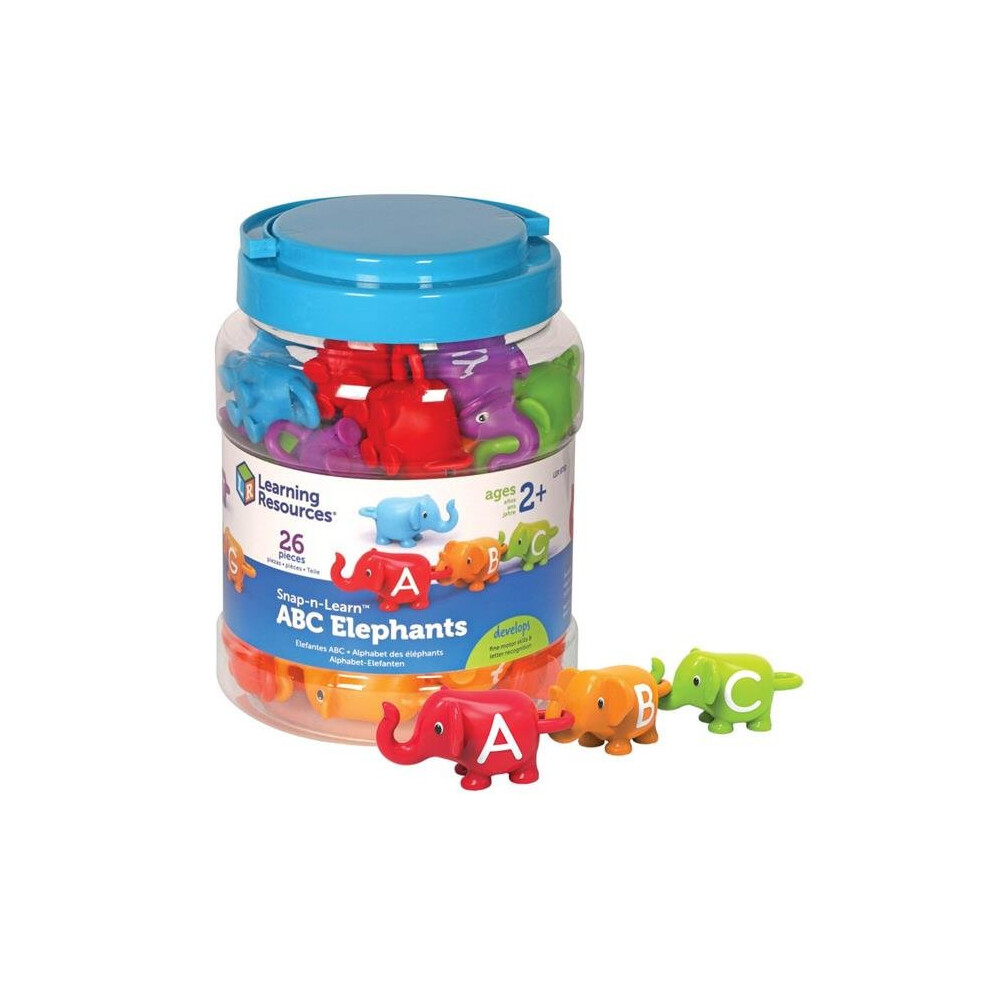 Learning Resources LER6710 Snap-N-Learn ABC Elephants