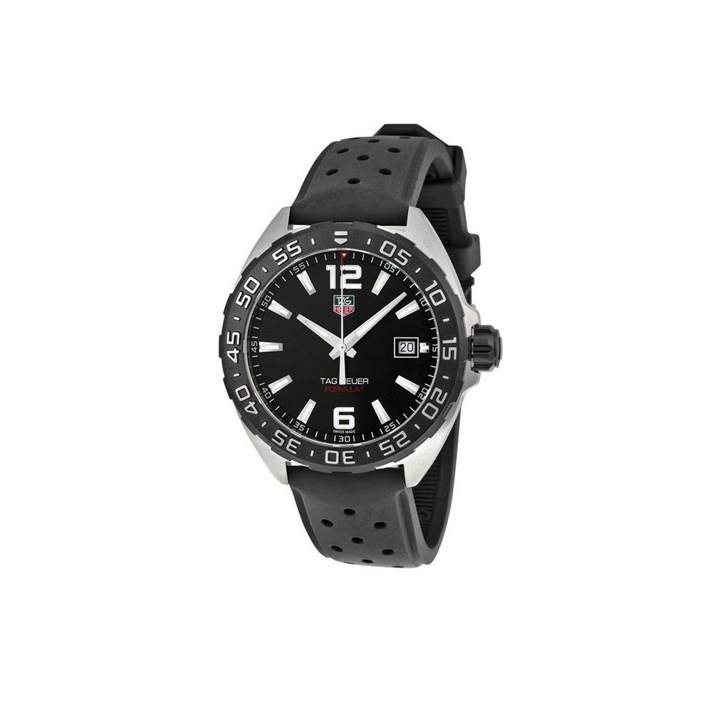 Tag Heuer WAZ1110.FT8023 Formula 1 Black Rubber Mens Watch