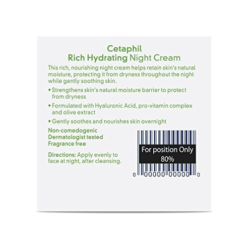 Cetaphil Cetaphil, Crème Hydratante Riche, 1,7 oz (48 g)