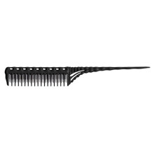 YS Park 150 T Zing Professional Teasing and Back Combing Hair Comb in Black by YS Park