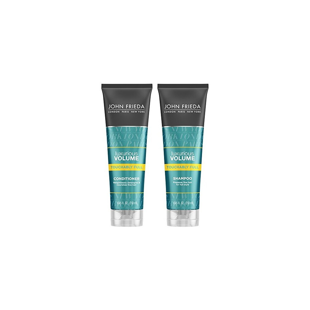 John Frieda Luxurious Volume Touchably Full Duo Set Shampoo Conditioner 8 45 Ounce 1 Each