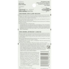 Maybelline New York Define A Lash Lengthening Washable Mascara Very Black 0 22 Fluid Ounce
