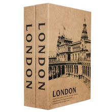 Barska Optics CB13056 Book Safe London To London Dual Book Lock Box