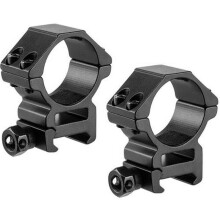 Barska Optics AI13188 30mm Weaver Style HQ Rings&, Matte Black - Pack of 2