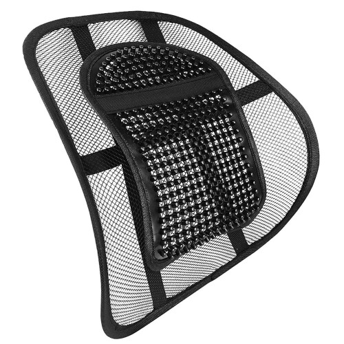 Black Mesh Lower Back Lumbar Support for Office Work Chairs In Car Seat Posture