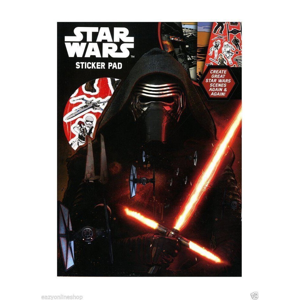 Star Wars Force Awakens Sticker Pad Childrens Activity Stickers Art Gift STSTP