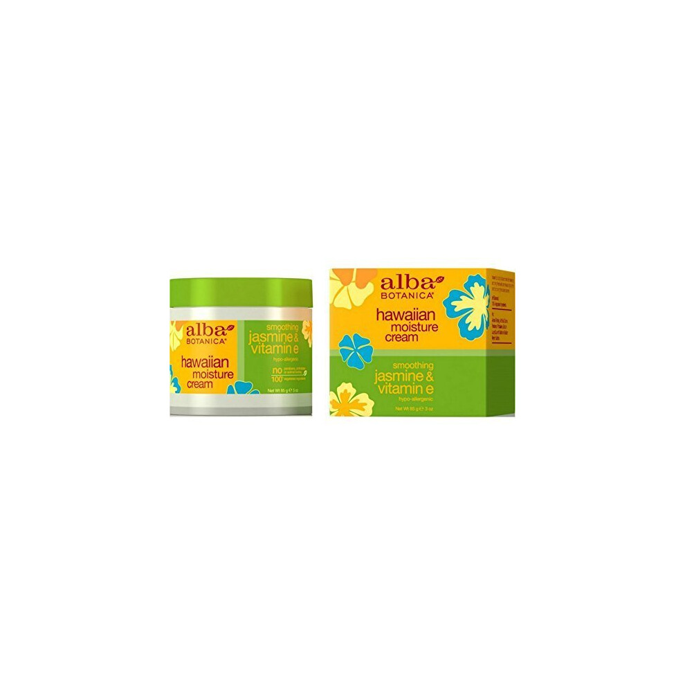 Alba Botanica Cream Hawaiian Moisture Jasmine & Vitamin E, 85G