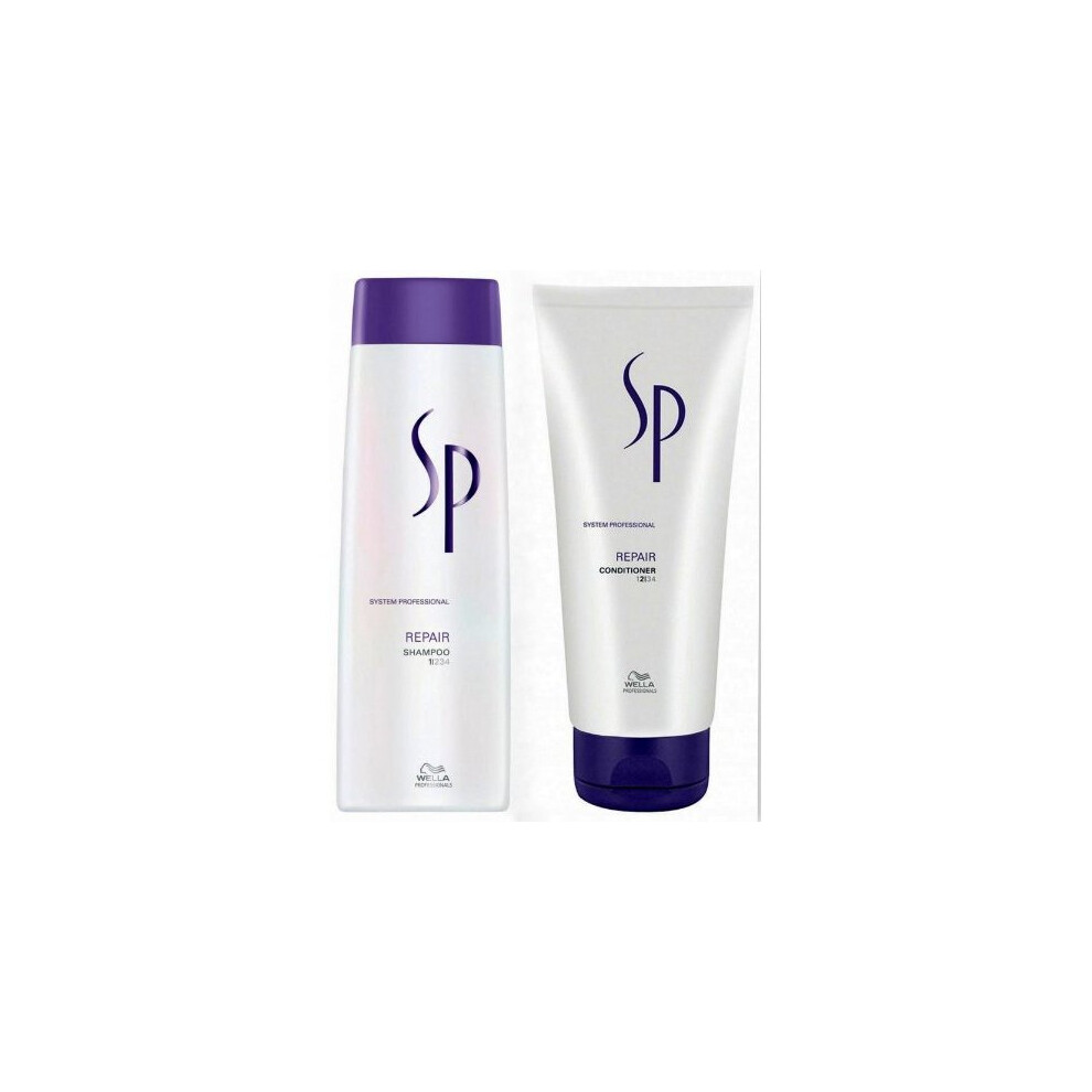 WELLA SP System Professional Repair Duo Shampoo 250ml Conditioner 200ml