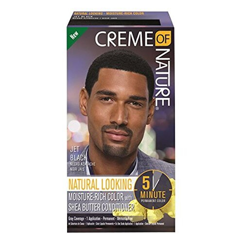 Creme of Nature ανδρικό χρώμα μαλλιών Jet Black