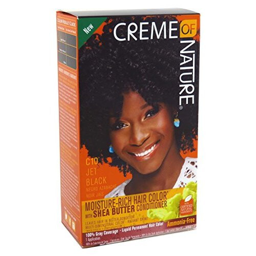 Creme Of Nature Farbe C10 Jet Black Kit