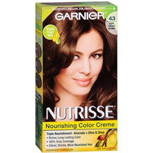 Garnier Nutrisse Nourishing Hair Color Creme 53 Medium Golden Brown Chestnut Packaging May Vary