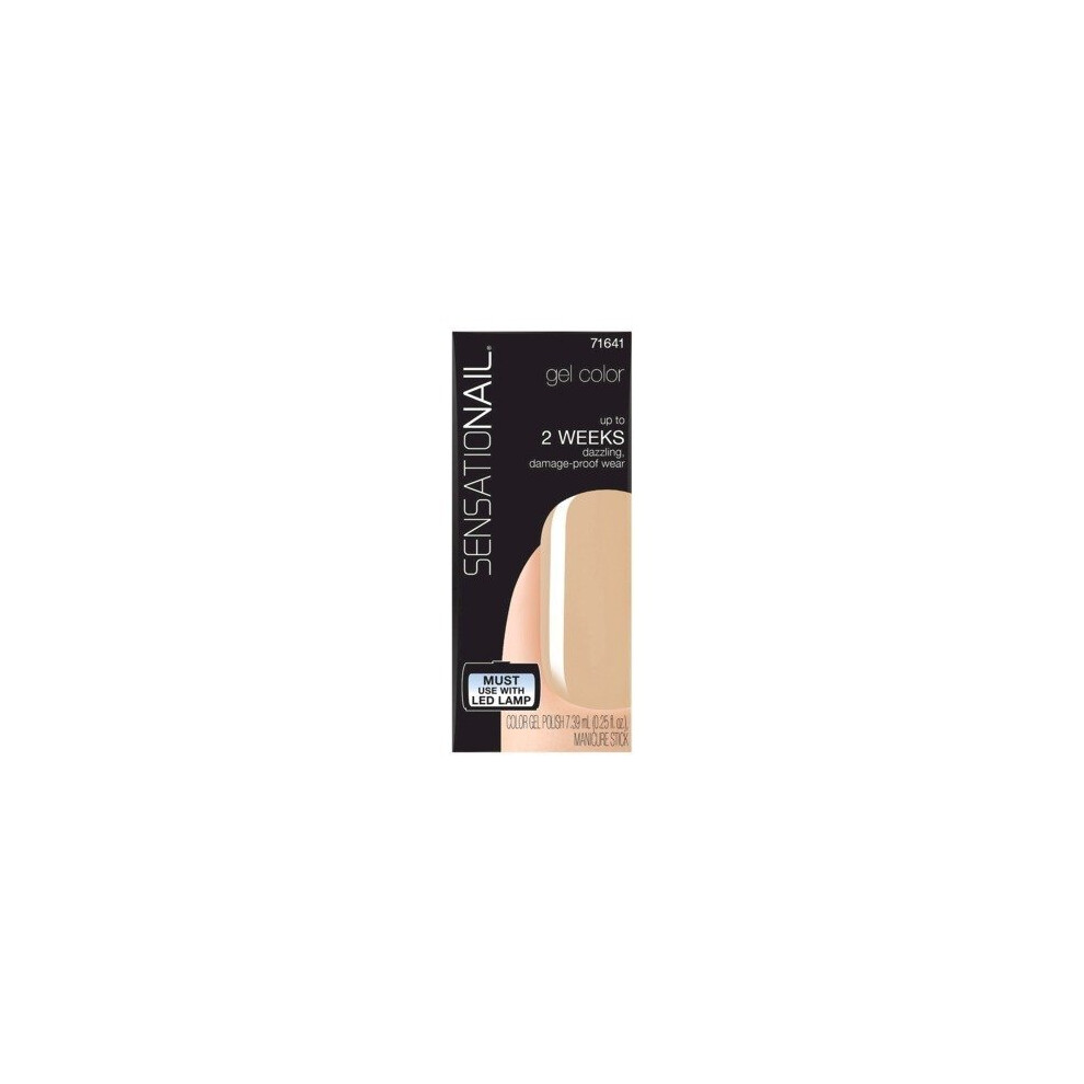 Sensationail Color Gel Polish Clear 71635 0 25 Fl Oz