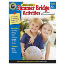 Carson-Dellosa Publishing CDP704696 Gr K-1 Summer Bridge Activities Workbook