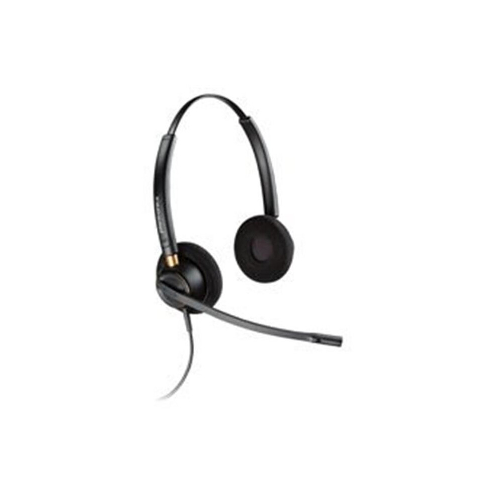 Plantronics PLNHW520 Over-The-Head Binaural Corded Headset