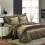 (DOUBLE, MINK) 6PCS Satin Silk Duvet Cover Bedding Set 1