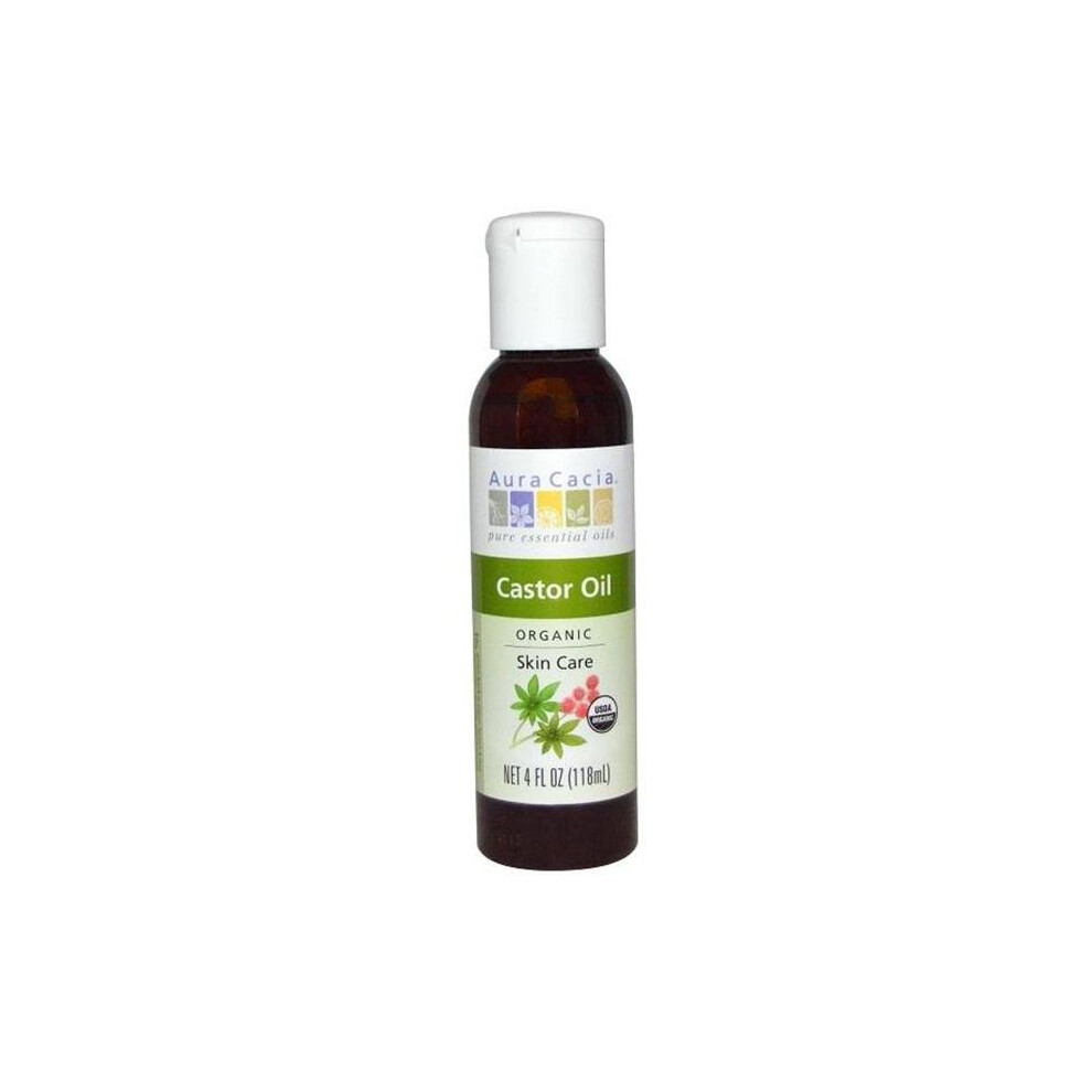 Aura Cacia BPC1059823 Castor Oil, 4 Oz.