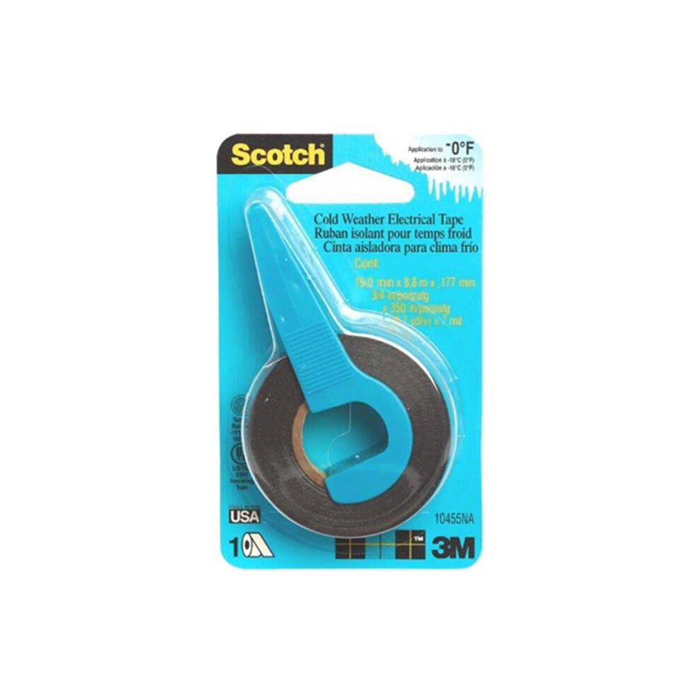3M 10455NA .75 x 350 in. Scotch Cold Weather Electrical Tape With Dispenser