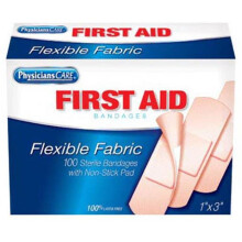 Acme United 90098 1 x 3 in. Fabric Bandage - 100 Count