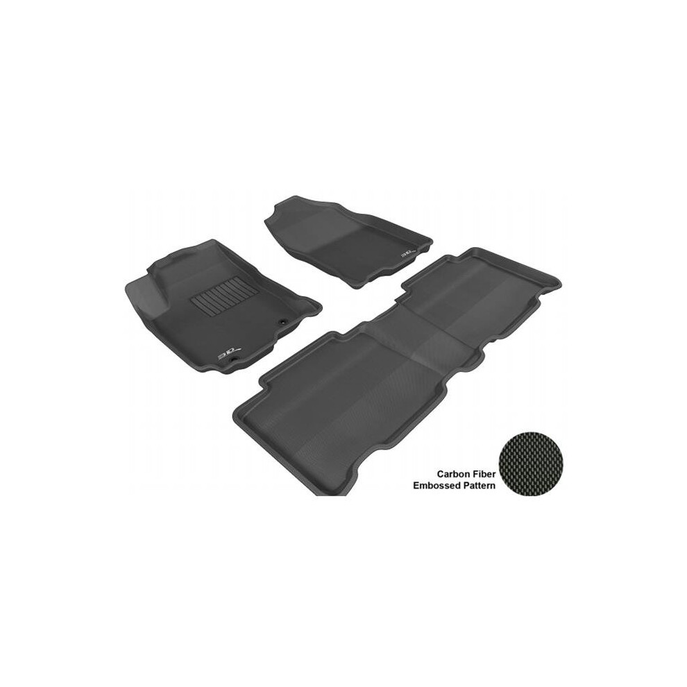 3D Maxpider L1ty12701509 Toyota Rav4 2013 Kagu R1 R2 Floor Mat Black 842132055851