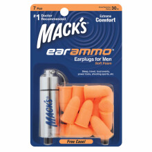 (7 Pairs / Pack) Mack's Ear ammo Soft Foam Men Earplugs for Shooting sleep travel Macks ear plugs