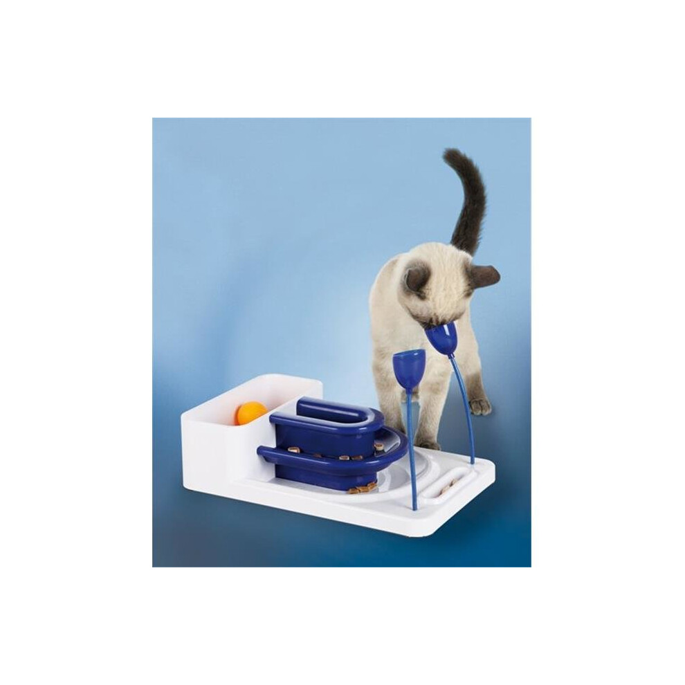 TRIXIE Pet Products 4595 Fantasy Board for Cats - Blue & White
