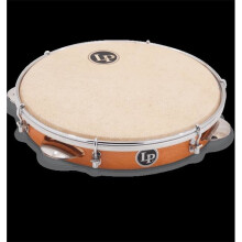 Latin Percussion LP3010N Rio 10 in. Wood Pandeiro, Natural Head