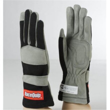 RACEQUIP Luvas de corrida 351 S   rie 1 Camada Nomex SFI 3.3/1 Black Certified Large 351005