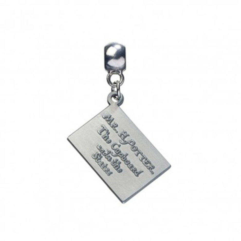 Harry Potter Silver Plated Hogwarts Acceptance Letter Slider Charm Red,Silver