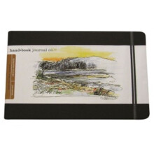 Hand Book Journal 721421 5.5 x 8.25 in. Artist Journal Large Landscape Ivory Black